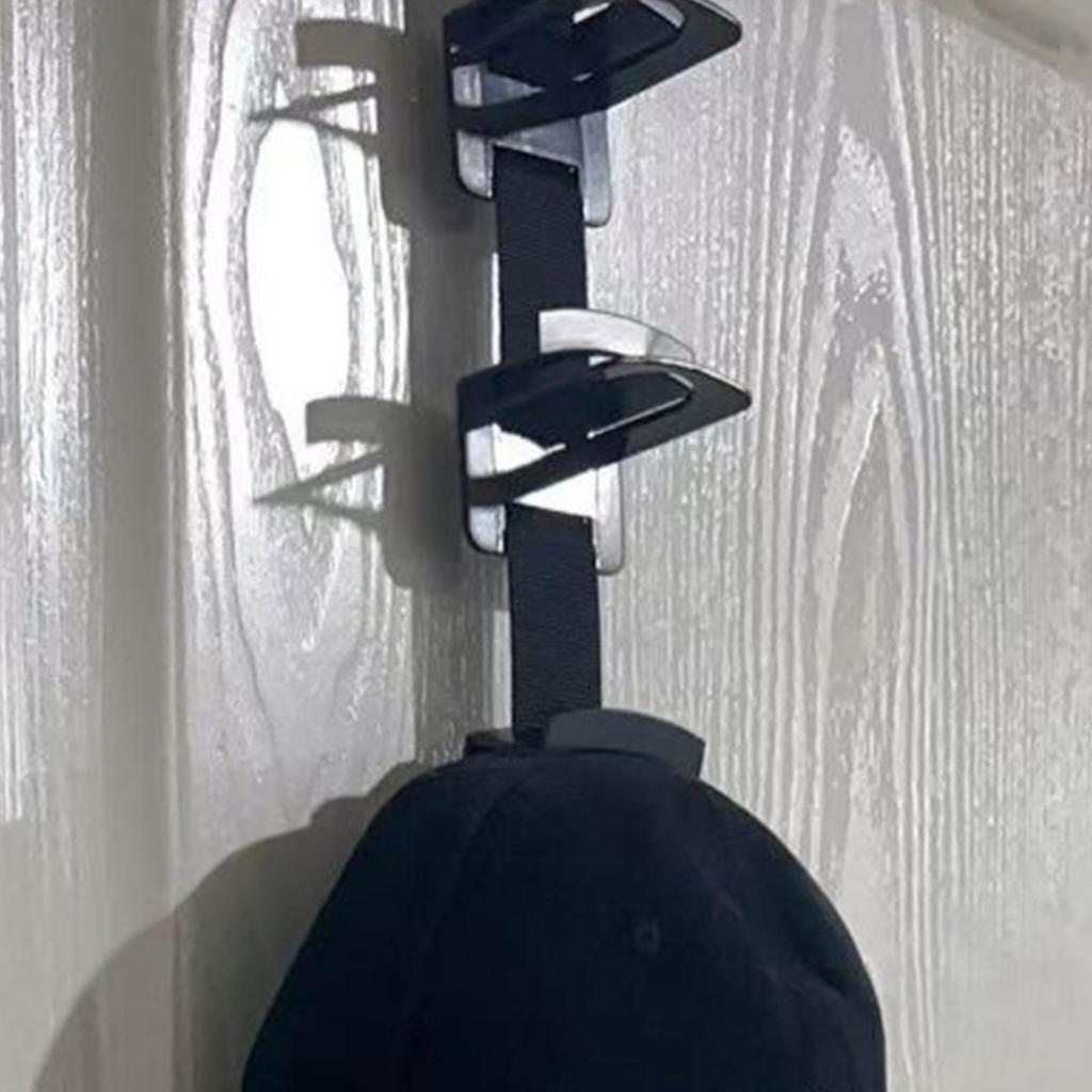 Hat Holder For Closet Retractable With 10 Hooks Baseball Hat Storage Rack Wall Organizer For Organization Bedroom Living Room