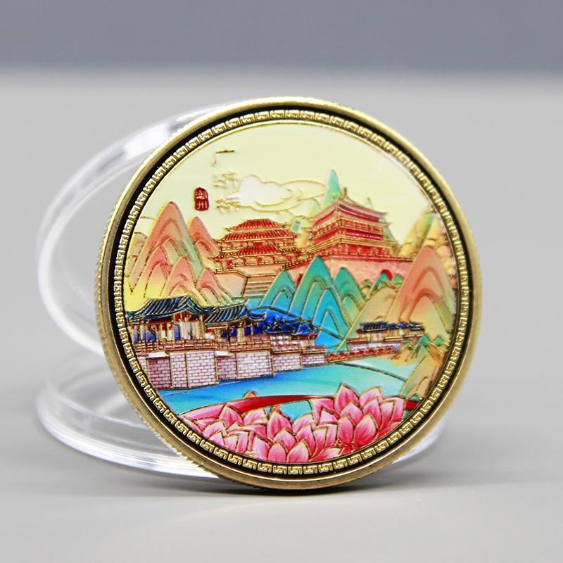 Chaozhou Guangji Bridge Scenic Badge - Cultural Gift Refrigerator Magnet 45mm