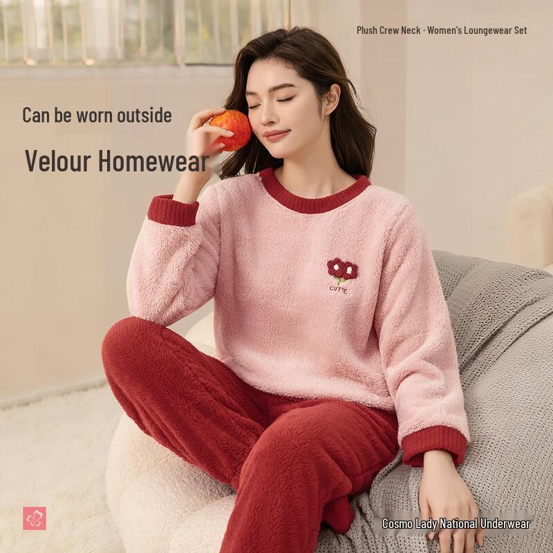 Женский плюшевый фланелевый пижамный комплект Urban Beauty