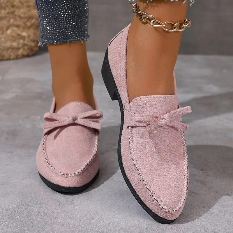 Fashion 2025 Fashion Ladies Shoes Plus Size Women's High Heels New Butterfly-knot Casual New Pointed Toe Best Seller High Heels Zapatos