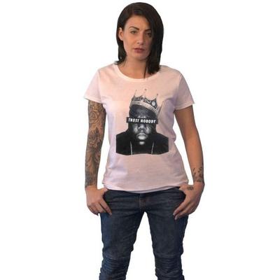 T-shirt di cotone da donna Biggie Smalls Trust Nobody