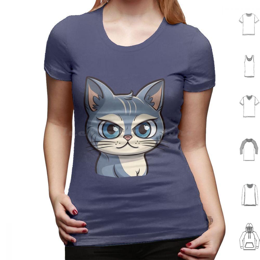 Cutie Kitty T Shirt Men Women Kids 6xl Cat Cute Cat Illustration Cartoony Cat Design Meowing Cat Art Playful Cat Drawing