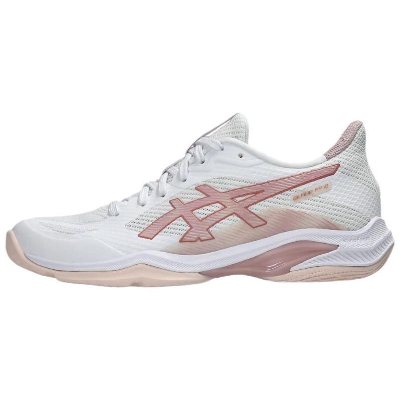 ASICS BLADE FF 2 Women Badminton Shoes White Bean Paste Pink 1072A120-102 41.5