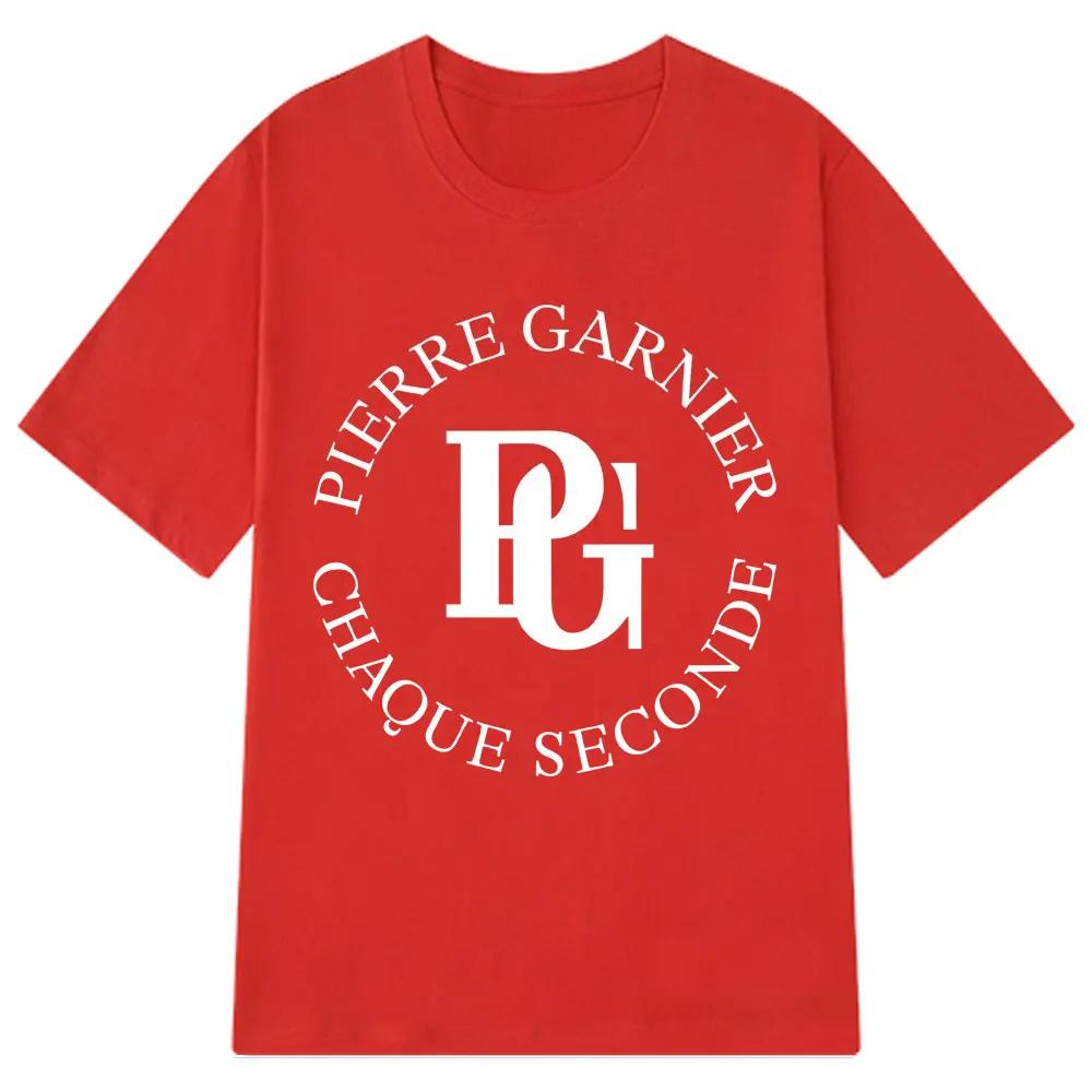 Pierre Garnier Chaque Seconde 2025 Album Tour Tshirts Hip Hop Fashion Tshirt Men Clothing 100 Cotton Casual TShirt Streetwear