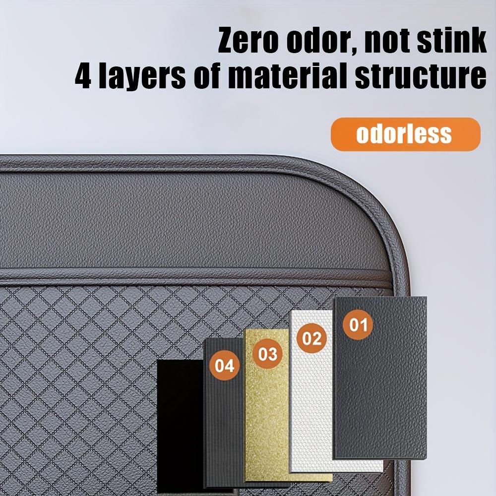 Multifunctional Car Seat Back Organizer, Faux Leather Hanging Bag, Anti-Kick Car Seat Back Pocket, Suitable for Car Accessories and GroceriesC