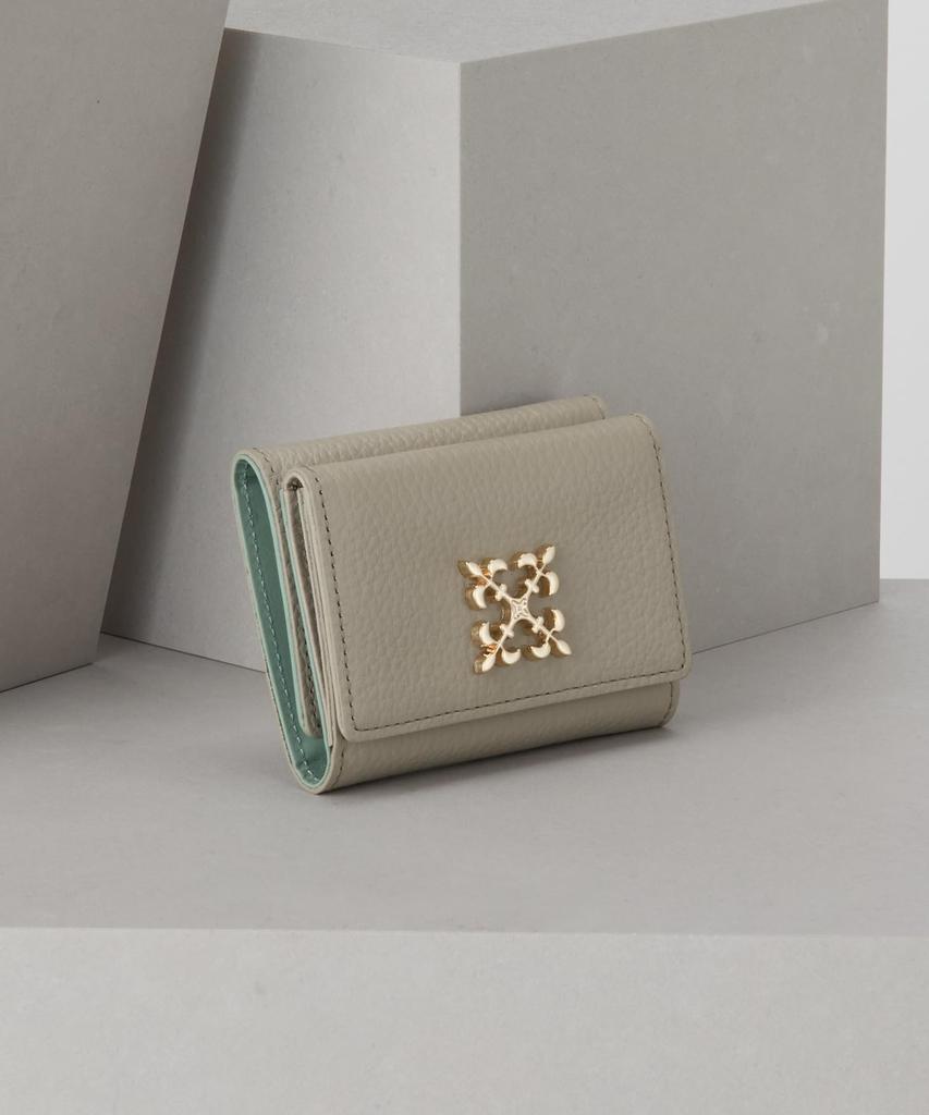 Monogram plate wallet RUZ1041381A0001 Free Gray Other 4 [Rashit] tri-fold