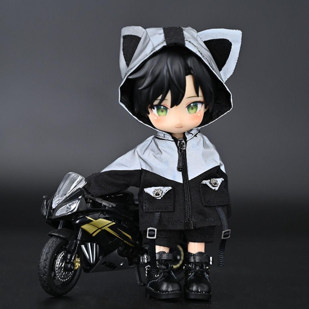 Casual Wear Doll Reflective Jacket Decoration Doll Coat Dolls Accessories Ob11 Clothing  Obitsu11
