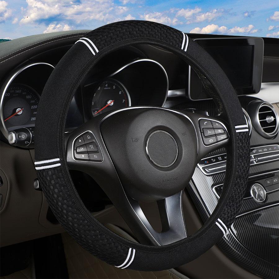

Car Four Seasons Universal Massage Coarse Mesh Ice Silk Ring Free Elastic Fashion Steering Wheel Cover Internal Accessories