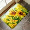 One Sunflower Print Doormat Suitable As An Entrance Doormat Bathroom Anti-slip Mat Living Room Floor Mat or Bathroom Foot Mat