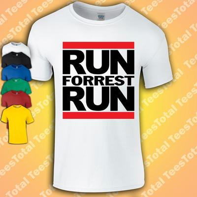 T-shirt Corri Forrest Corri | Run DMC | Divertente | T-shirt per Corridori | Festa del Papà