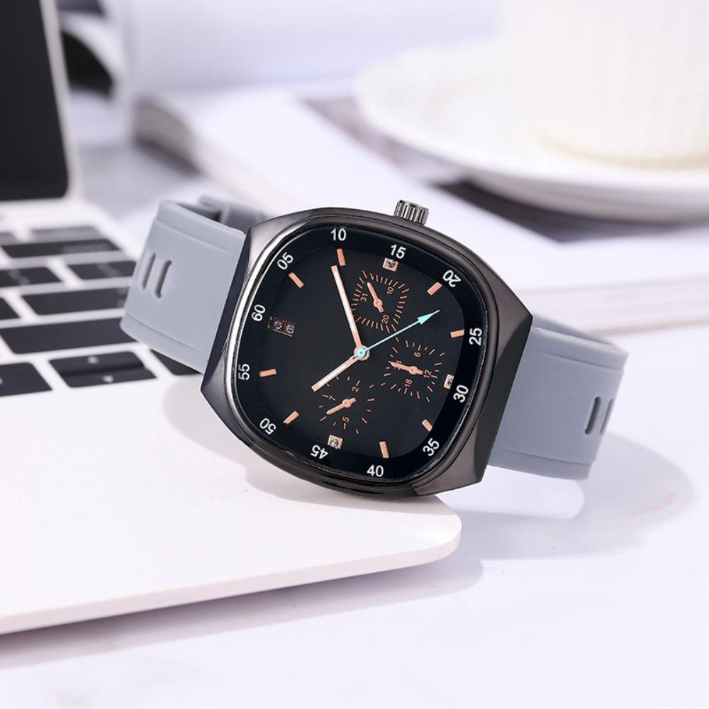 Waterproof Men Imitation Needle Watch Square Couple Watch Fashion Women Quartz Watch  for Women Men