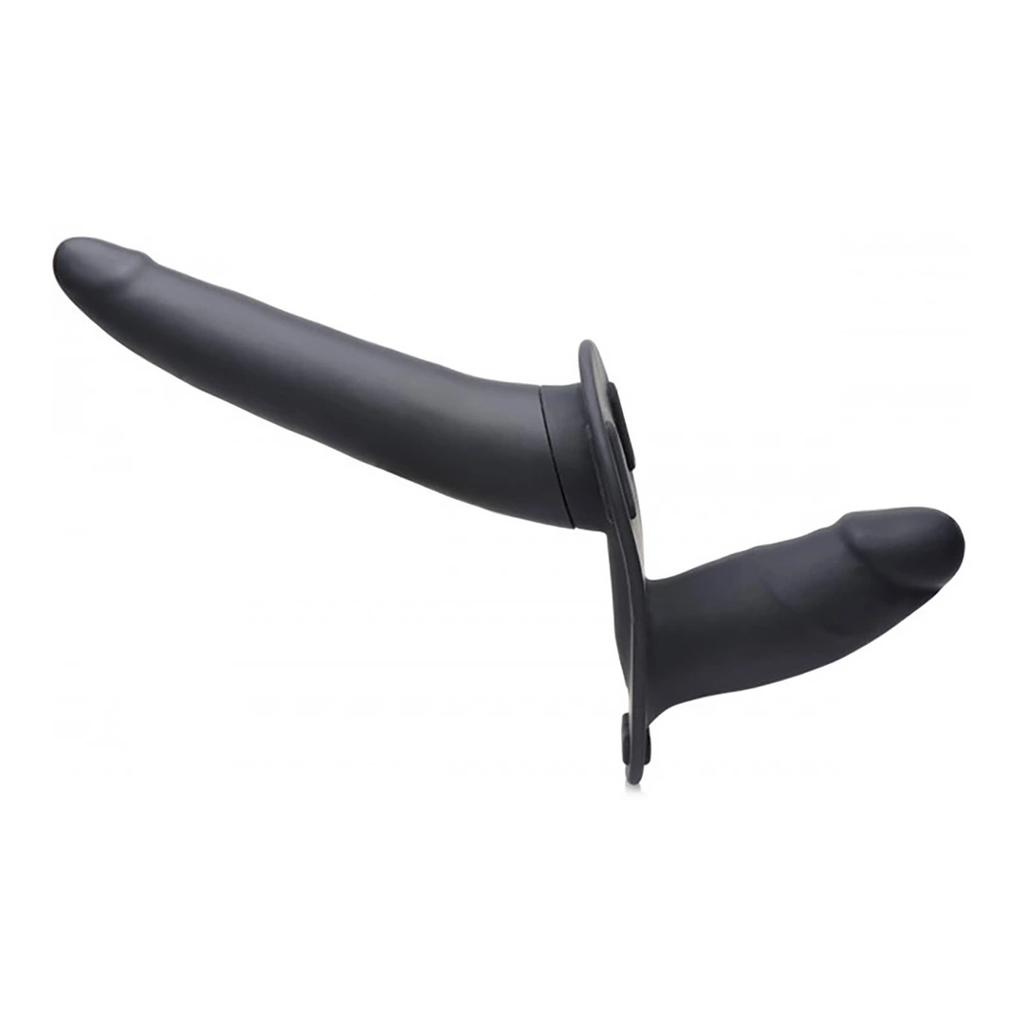 XR Brands Vibrating Double Dildo + Harness