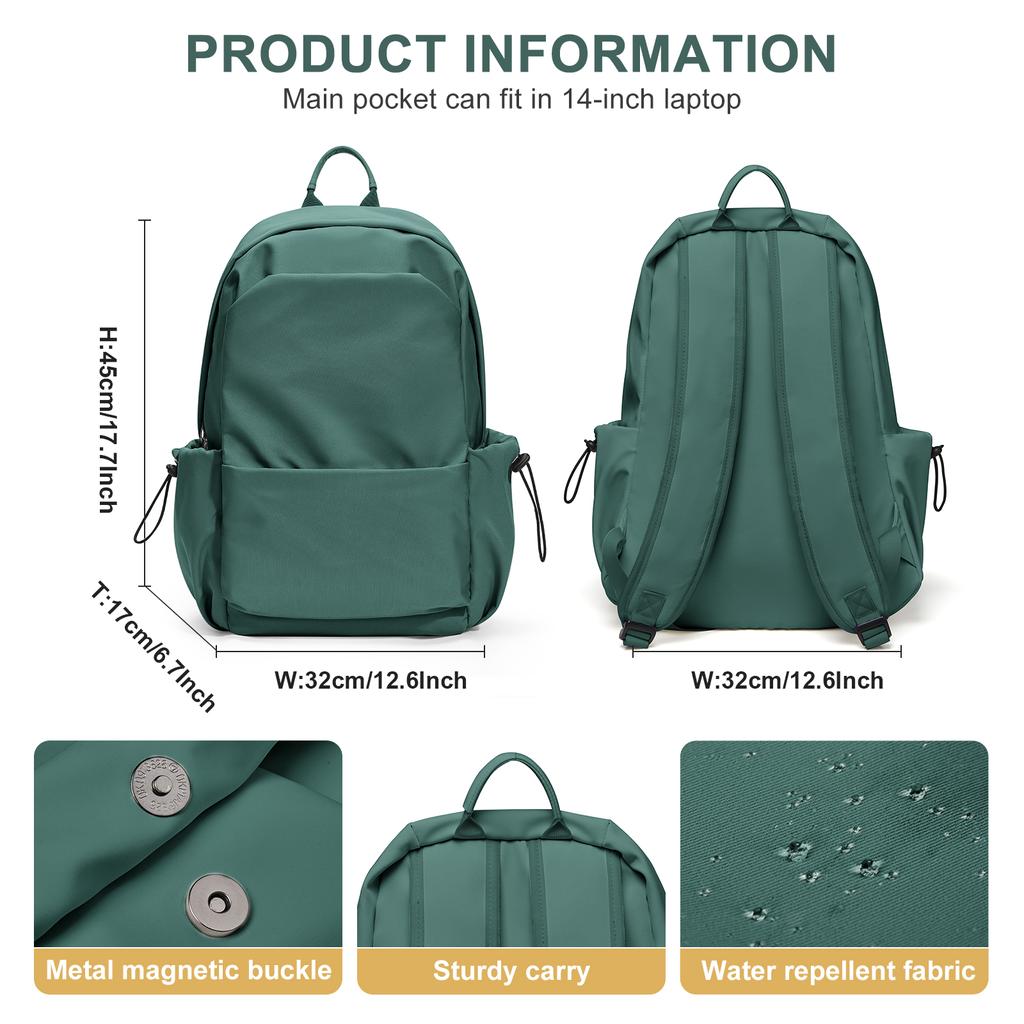 Women School Backpack Aesthetic, Backpacks for School Children, Original Classic Backpack Laptop Canvas Schoolbag Bags for Girls