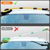 LEIBOO Car Wash Mop Cleaning Brush Telescoping Long Handle Cleaning Mop Retractable Bent Bar Car Wash Brush Car Cleaning Tools