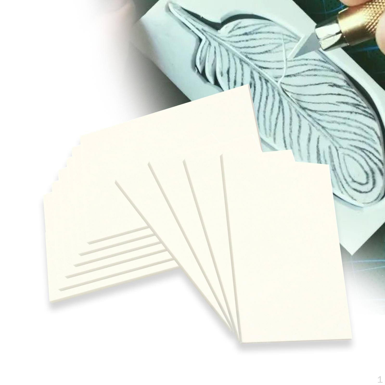 

10 шт. резиновые блоки для резьбы, гравировальный блок, аксессуары, профессиональный штамп для линолеума