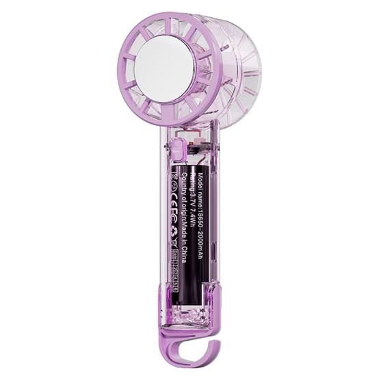 Portable Handheld Fan Rechargeable Cooling Fan Battery Operated Personal Fan with 3-Speed Adjustable