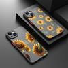 Flower Sunflower Art Case for iPhone 17 Pro Max 16 Plus 15 Air 7 8 SE XS XR 13 Mini 14 11 12 Funda Back Phone Cover