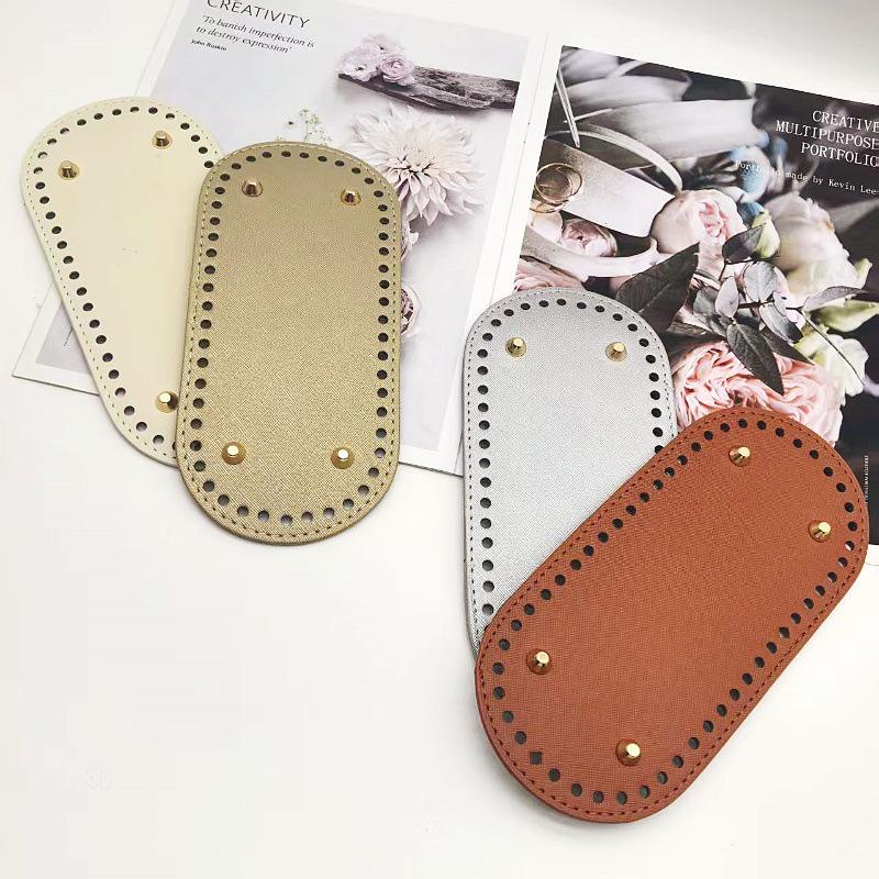 22x10 Oval PU Bag Base: HyunA Woven/Crochet Bucket Bag Bottom, Luggage Hardware Accessory