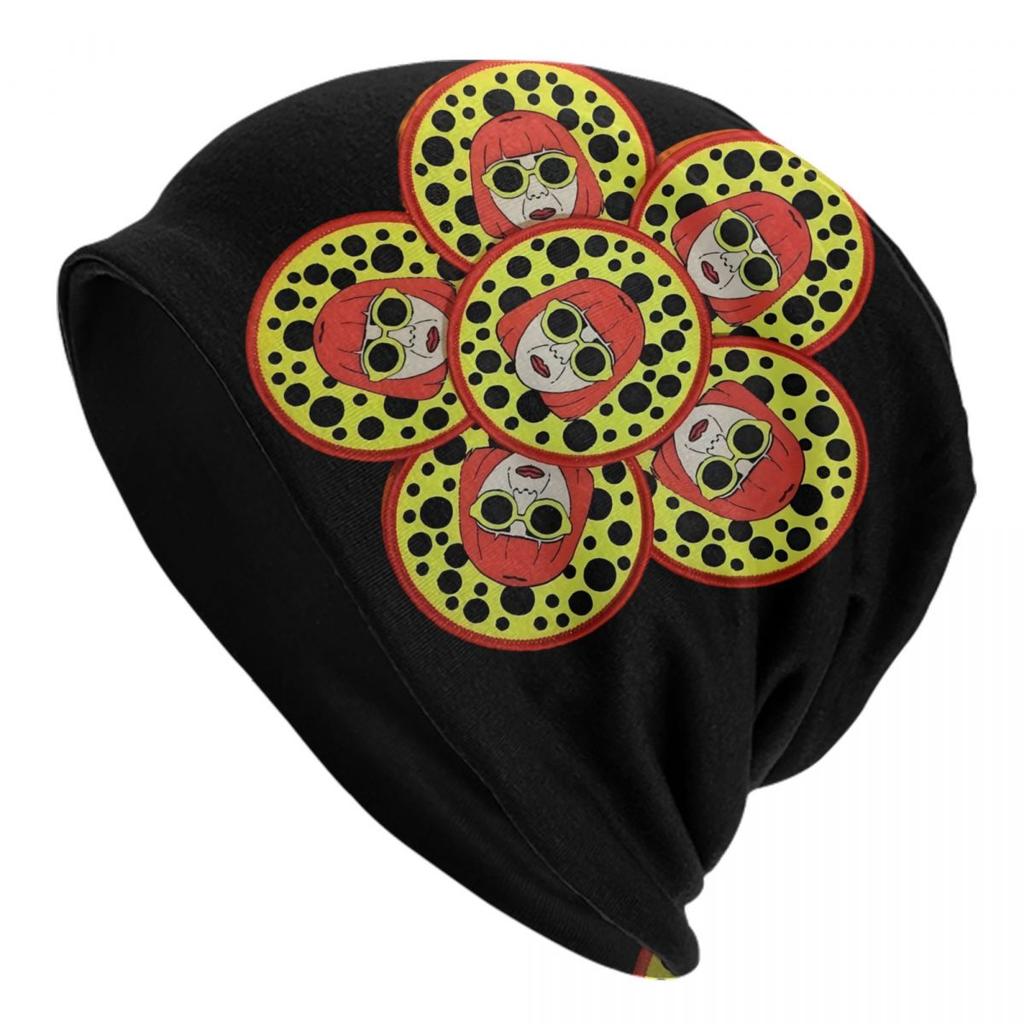 American Comic Style Book Collection Pop Art Bonnet Beanie Knit Hat Unisex Women Cool Unisex Adult Warm Winter Skullies Beanies Cap