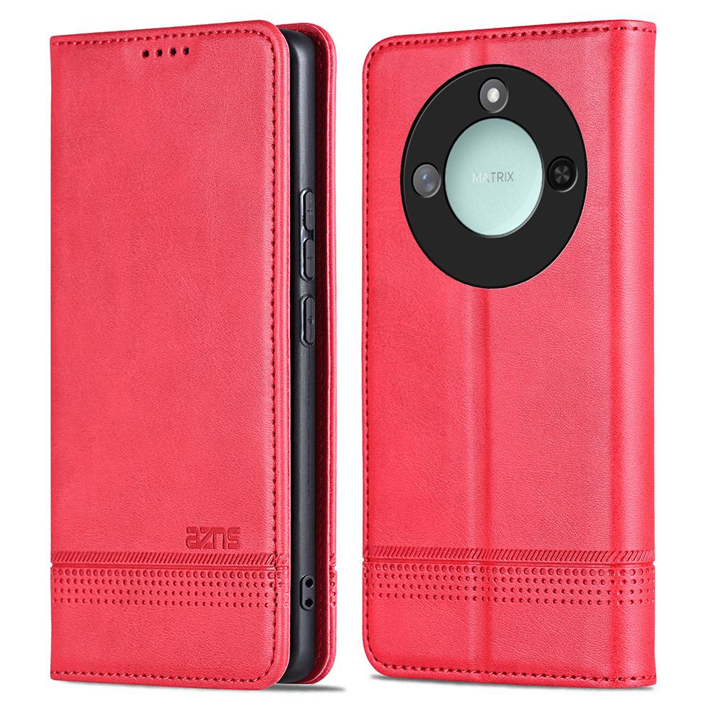 For Honor X60 5G Case Cowhide Texture PU Leather Wallet Phone Cover