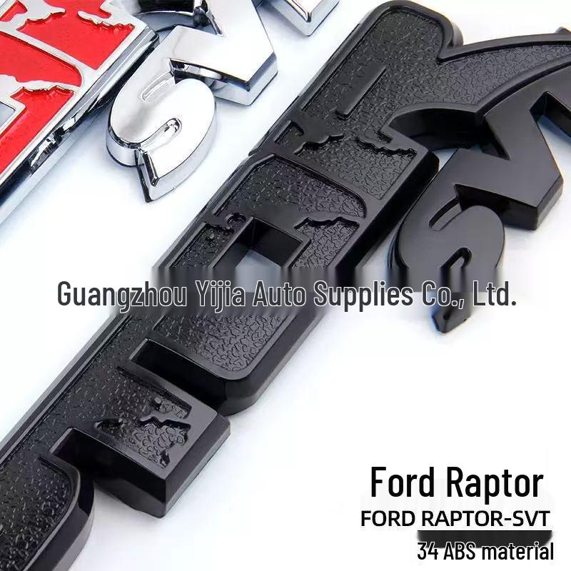 Ford Raptor SVT F150 Tailgate English Letter Decals FX4 Modified Car