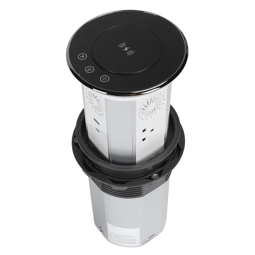 WiFi Automatic Pop Up Power Socket With 15w Wireless Charging 3 Socket 2 USB Bluetooth Speaker  ?