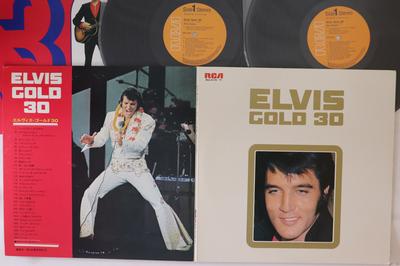 LP Record ELVIS PRESLEY - Elvis Gold 30 RCA617677 RCA 1973 Japan Rock Used