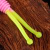 30pcs Soft Fishing Lures 50mm 1.2g Swimbaits Two-Tail Shaped Fishing Baits for Saltwater and Freshwater Bass Crappie Walleye