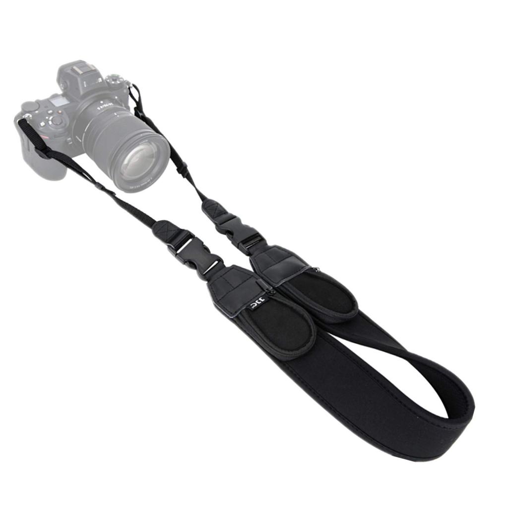 JJC Camera Strap with Storage Camera Shoulder Card and Compatible with Canon EOS R5 Mark II R6 R5 R7 R8 R50 Nikon Z8 ZF ZFC Z7 Z6 III II Z5 Coolpix