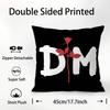 D-Depeche-Mode Pillow Case Plush Fabric Soft  Pillowcase Double Sided Print Cushion Cover Household Gifts