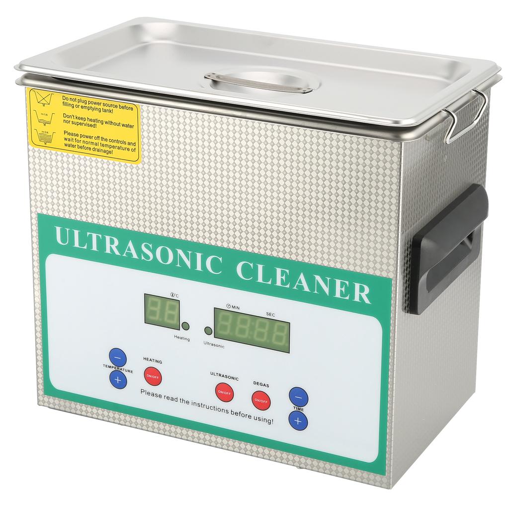 Ultrasonic Washing Machine Timed for Jewelry Ring Necklace Cleaning DK 230HTD 3.2L 120W