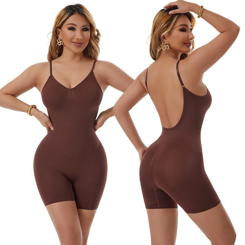 Women S Sexy Backless Bodysuit Shapewear Plus Size Tummy Control Underwear