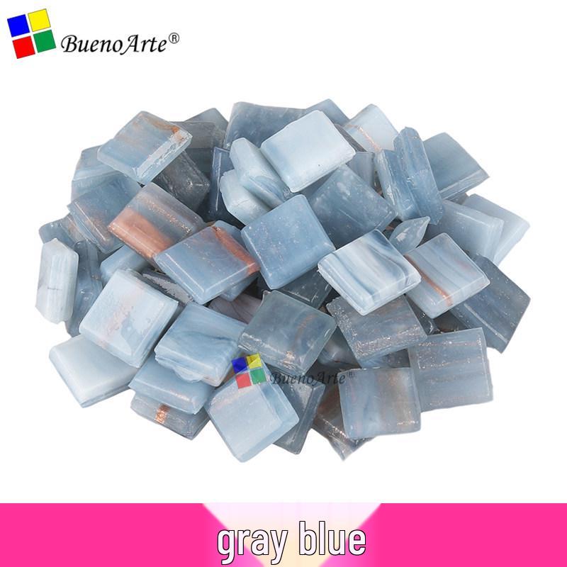 260 Stück 1 cm Transparente Eisjade Mosaik Glasperlen für DIY Kerzenhalter Basteln