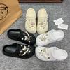 Butterfly Fashion Shoe Accessory Set, Decorative Shoe Buckles, Removable, Suitable for Sandals and Flip-flops.