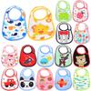 Baby Bibs Set: Printed & Embroidered Children's Aprons & Saliva Cloths