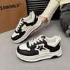 2025 spring and autumn popular star board shoes women's new student sports and leisure shoes ins versatile platform white shoes