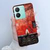 For Vivo Y27s Case Vivo Y36 Russian Cover Beautiful Butterfly Flower Girls Design Bumper Shell For Vivo V2247 V2322 Back Housing