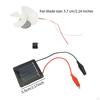 DIY Fan DC Motor Solar Energy Experiment Children Crafts Self Assembly Science Set