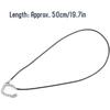 Necklace Cord, Waxed Cord Necklace, 100 Pieces Wax Cord With Lobster Claw Clasp, Waxed Thread For Diy Jewelry Findings