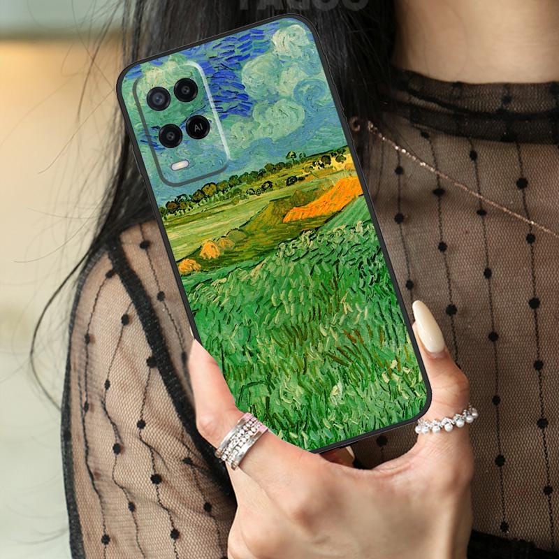 

Масляная картина Ван Гога Чехол для Oppo A74 A94 A54 A80 A60 A40 A18 A38 A58 A78 A98 A96 A76 A16 A15 A17 A57 A77 A5 Pro OPPO A79 5G