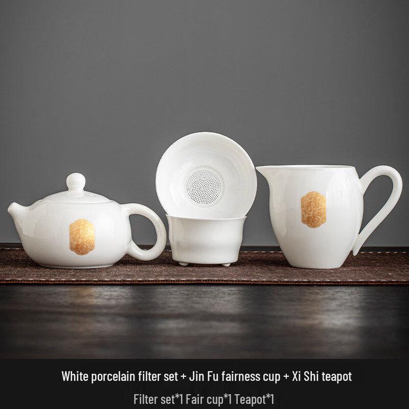 Chaxun White Porcelain Tea Brewing Set