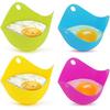 4pcs Silicone Egg Poacher Cups Poach Pods Work with Egg Poacher Pan, Cookware, Boiler Steamer, Microwave