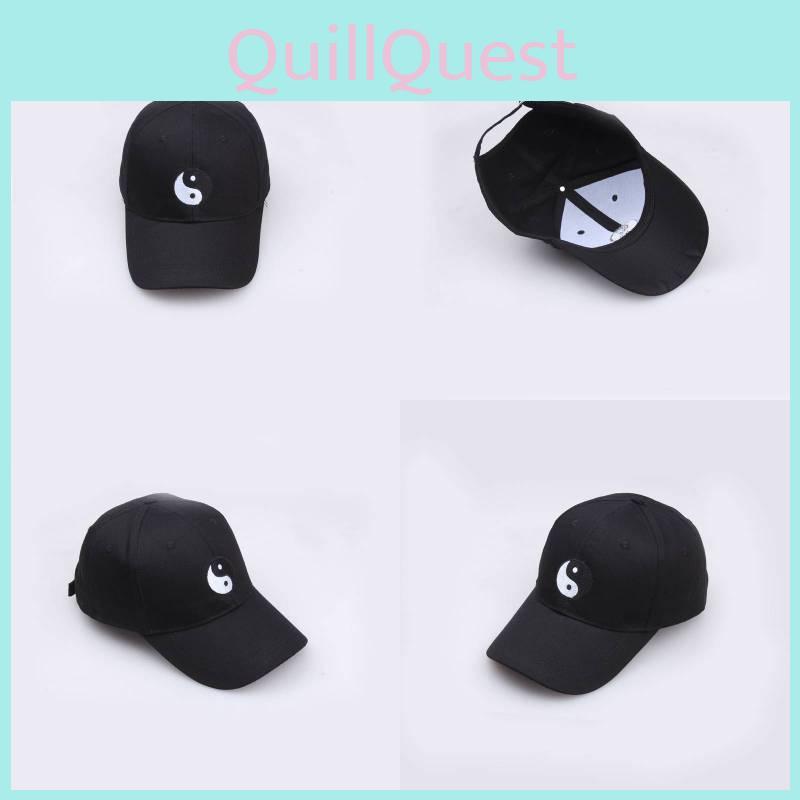Chi Bagua Tai Pattern Embroidered Baseball Cap Outdoor Sports Casual Men Hat