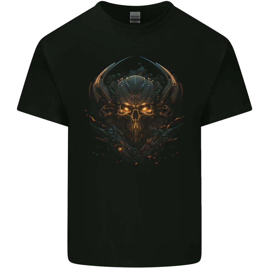 Superior Skull SCI-FI Demon Fantasy Kids T-Shirt Childrens