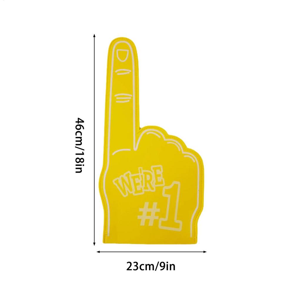 Large Foams Fingers Cheerleading Props Hand Sports Event Cheering Palm Party Props Comfortable Sports Foam Fan Finger