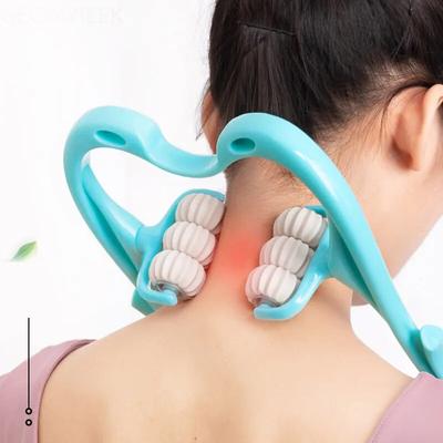 Plastic Pressure Point Therapy Neck Massageador Massagem Relieve Hand Roller Masager na krk pro šíji a ramena Trigger Point