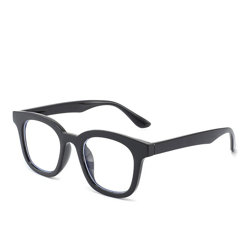 Stylish Unisex Anti-Blue Light Square Glasses Frame 21011 with Optional Prescription Lenses