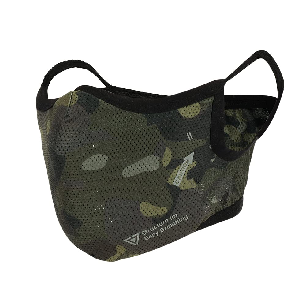 

Защитная маска для выживания Breath Face Multicam Black с силиконовой внутренней подкладкой, спортивная маска [LayLax] [Easy Guard] [SM] [MCBK]