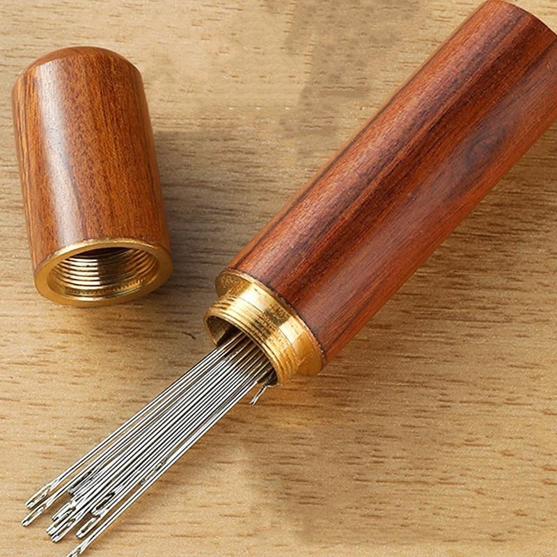 30pcs Hand Sewing Needles Elderly Stainless Steel Quick Automatic Self-Threading Needle Stitching Pins DIY Punch Needle Threader