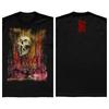Slipknot 25th Anniversary 2024 Ridgefield Tour Skull Glitch Double-Sided Vintage T-Shirt, Unisex Nu-Metal Fan Streetwear Tee, 100% Cotton Casual